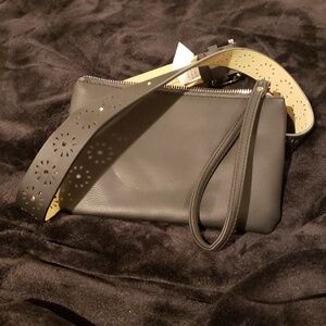 Women s Belted Travel Accessory Bag In Black